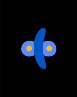 blue sausage and eggs