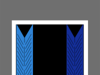 empty blue closet