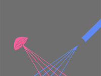 pink and blue shower
