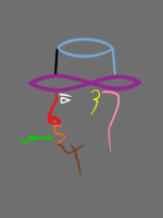 rainbow man